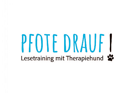 Logo Pfote drauf! Ganzheitliches Lesetraining mit Therapiehund